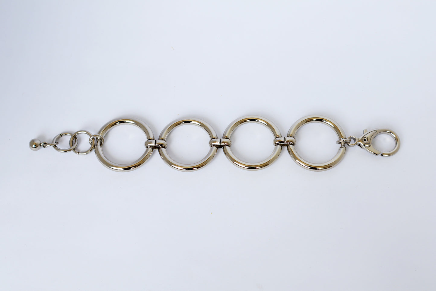 Pulseira Quatro Círculos Prateado