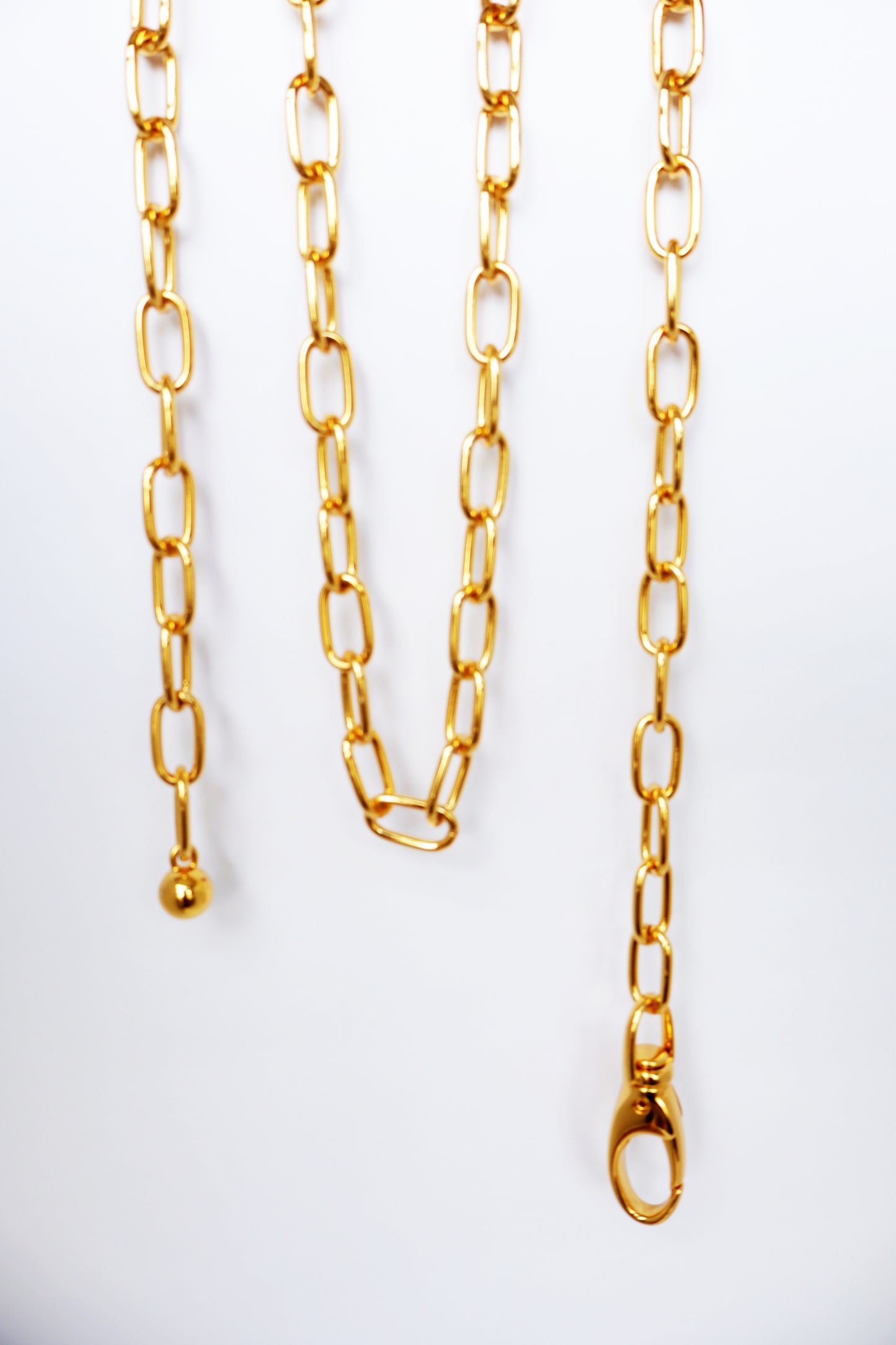 Cinto Elo Oval Dourado