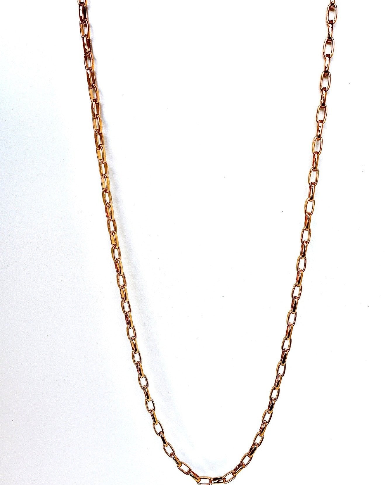 Corrente Elo Oval Pequeno Dourada