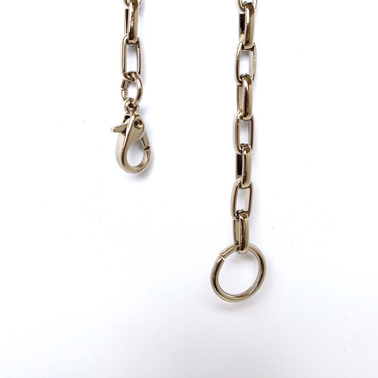 Colar Elo Oval Pequeno Prateado