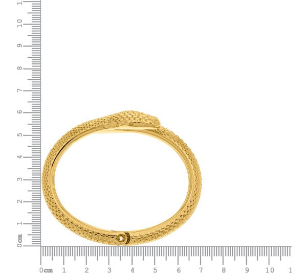 Bracelete Serpente Dourada