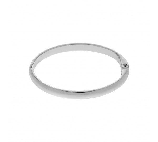 Bracelete Fino Liso Prateado