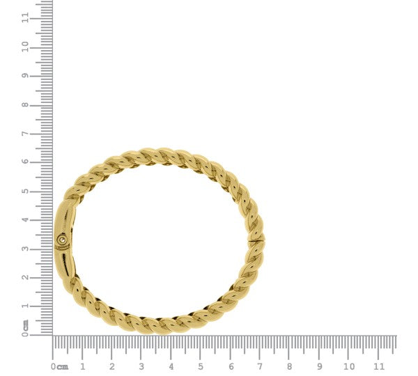 Bracelete Torcido Dourado