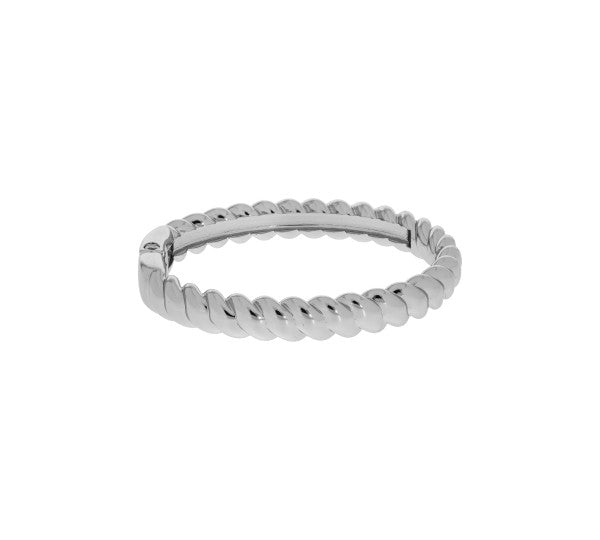 Bracelete Torcido Prateado