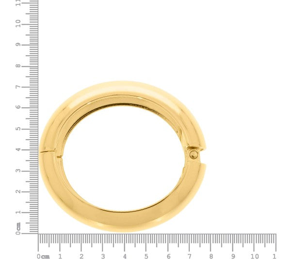 Bracelete Maxi liso Dourado