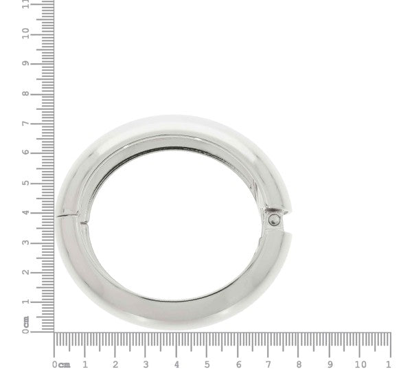 Bracelete Max liso Prateado